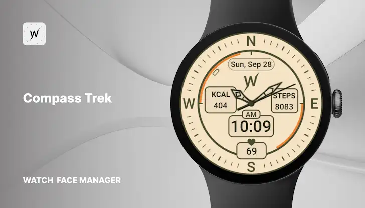 Compass Trek Watch Face screenshot 1