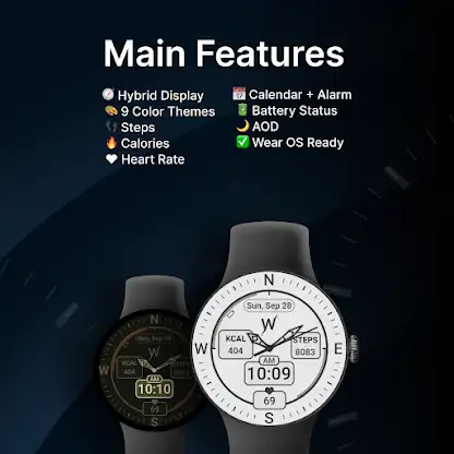 Compass Trek Watch Face screenshot 2