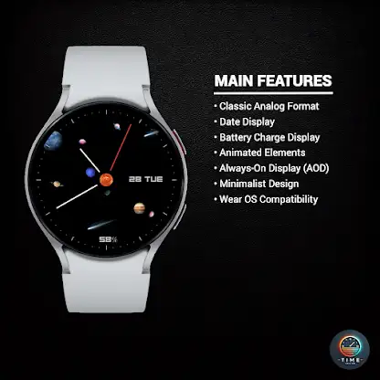 Cosmic Orbit Watch Face screenshot 2