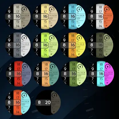 Day Contour Watch Face screenshot 3