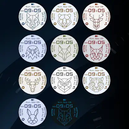 Geometric Art Watch Face screenshot 3