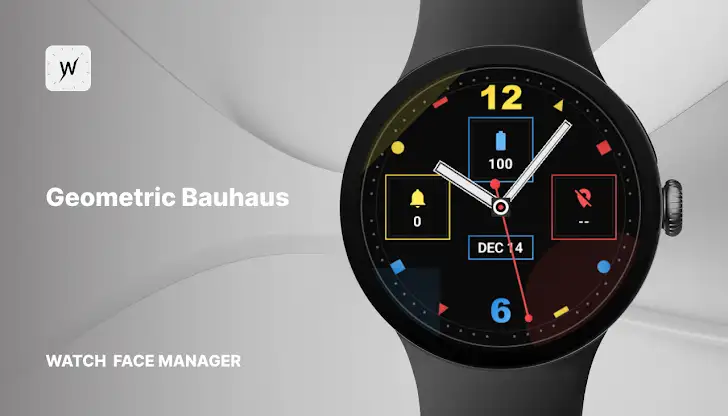 Geometric Bauhaus - watch face screenshot 1