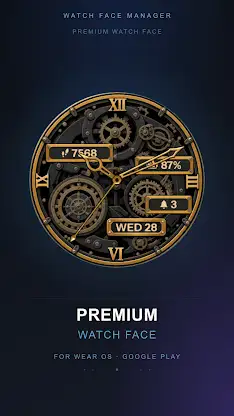 Gilded Mechanism Watch Face screenshot 4