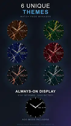 Kintsugi Noir Watch Face screenshot 2