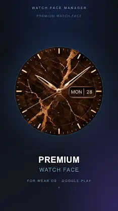 Kintsugi Noir Watch Face screenshot 4