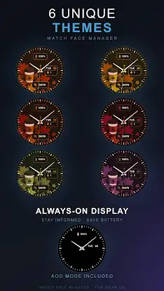 Maple Hearth Watch Face screenshot 2