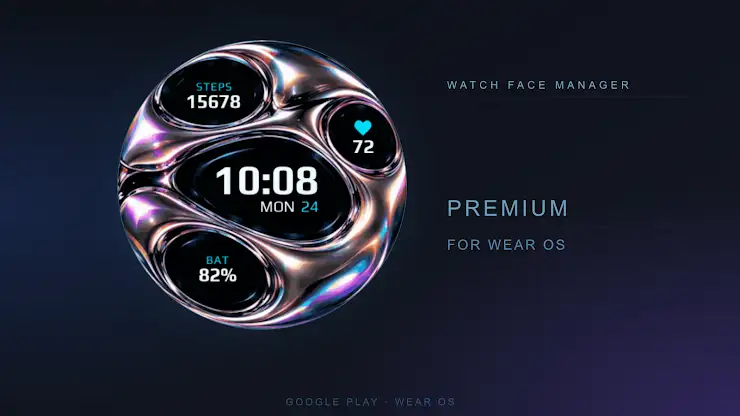 Mercury Opal Watch Face screenshot 1