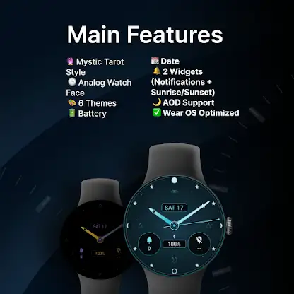 Mystic Tarot - watch face screenshot 2