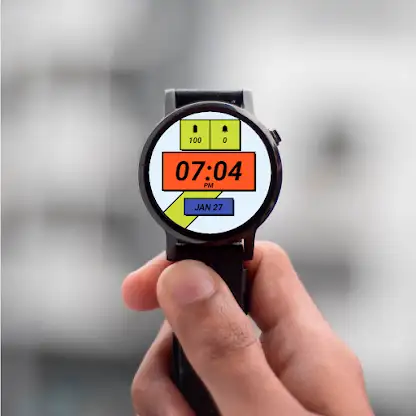 Neobrutalism - watch face screenshot 4