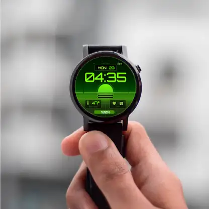 Neon Outrun - watch face screenshot 4