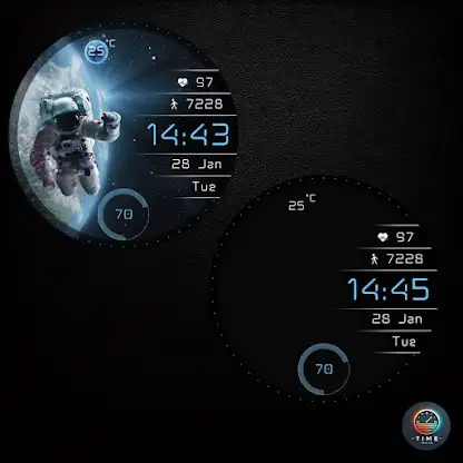 Orbit Time Watch Face screenshot 3