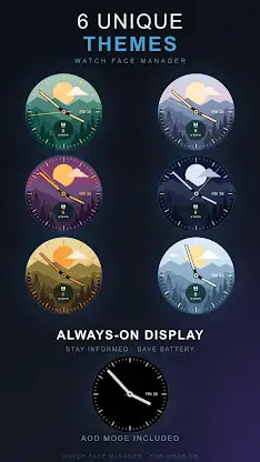 Pine Summit Watch Face screenshot 2