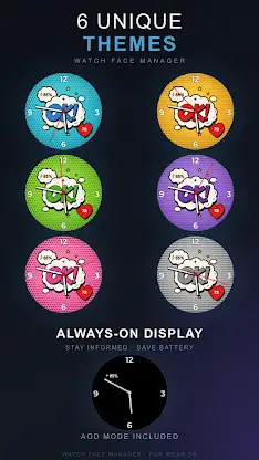 Pop Burst Watch Face screenshot 2