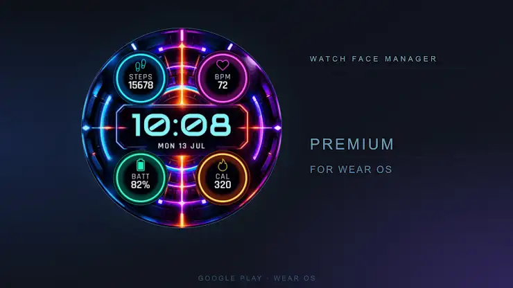 Prism Reactor Watch Face screenshot 1