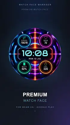Prism Reactor Watch Face screenshot 4