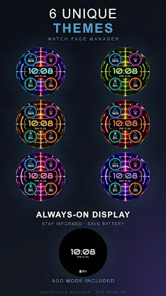 Prism Reactor Watch Face screenshot 2