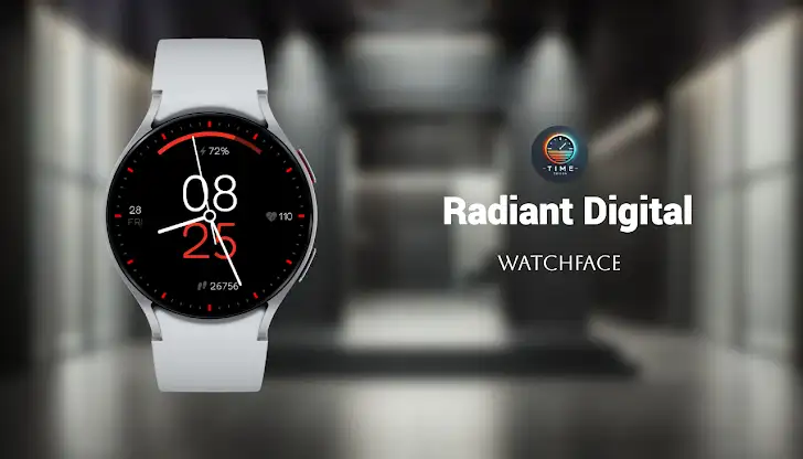 Radiant Digital Watch Face screenshot 1