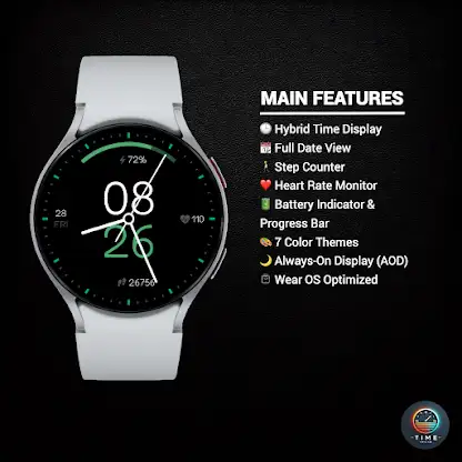 Radiant Digital Watch Face screenshot 2