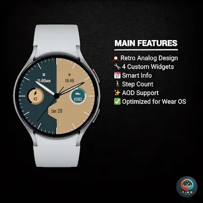 Retro Aesthetics Watch Face screenshot 2