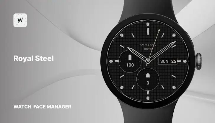 Royal Steel - watch face screenshot 1