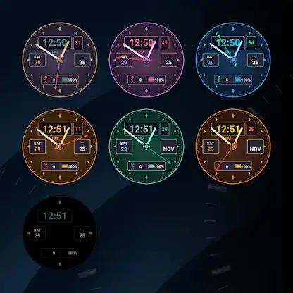 Seoul Newtro Watch Face screenshot 3