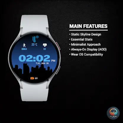 Skyline Watch Watch Face screenshot 2