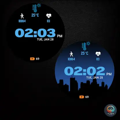 Skyline Watch Watch Face screenshot 3