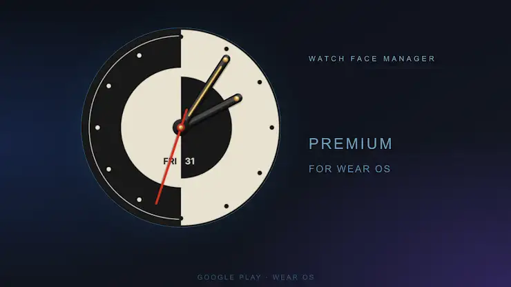 Split Eclipse Watch Face screenshot 1