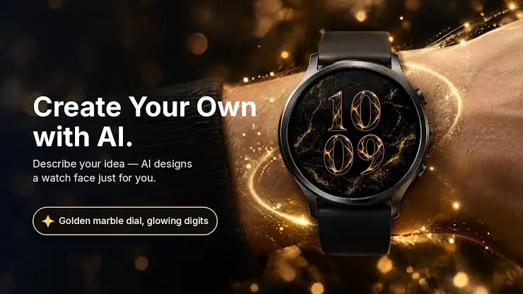 AI Watch Faces App for Wear OS screenshot 2