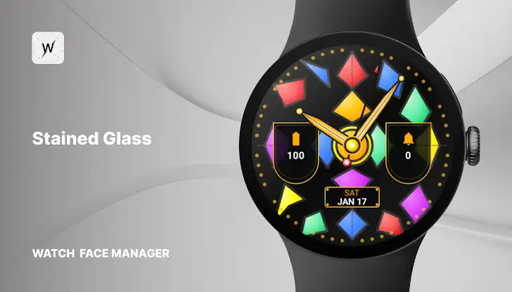 Stained Glass - watch face screenshot 1