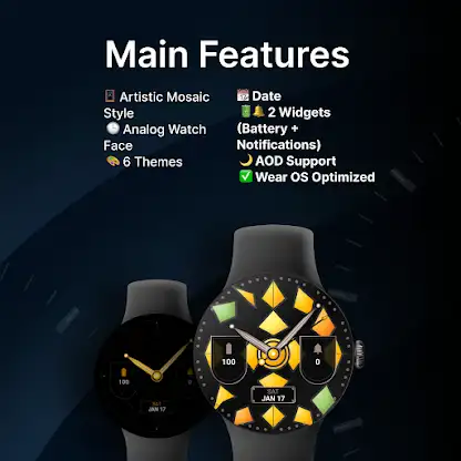 Stained Glass - watch face screenshot 2