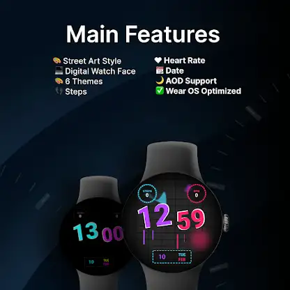 Street Art - watch face screenshot 2