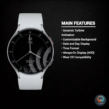 Vortex Time Watch Face screenshot 2