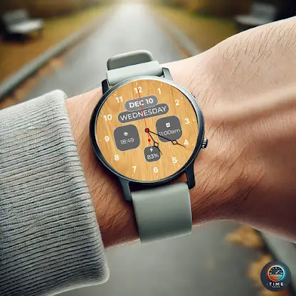 Wood Grain Watch Face screenshot 4