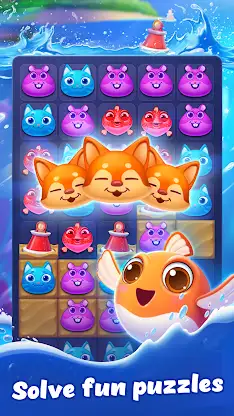 Summer Friends - match 3 game screenshot 1