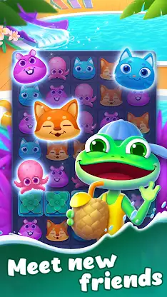 Summer Friends - match 3 game screenshot 4