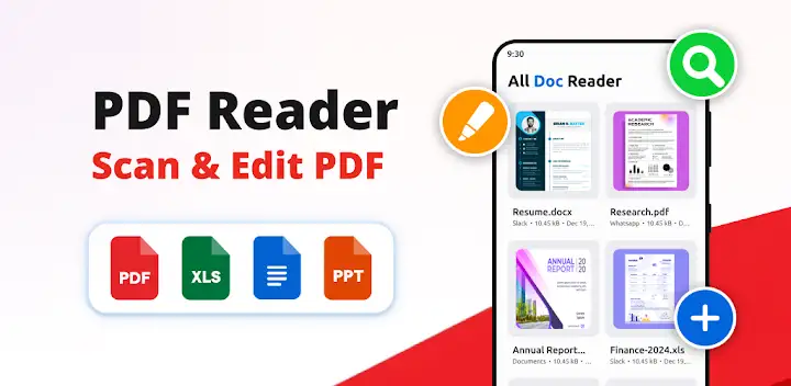 PDF Reader - Scan & Edit PDF — Android app banner