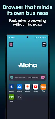 Aloha Browser - Private VPN screenshot 1