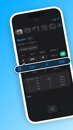 Alpha Progression Gym Tracker screenshot 1