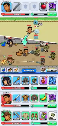Loot Guild: Idle RPG screenshot 1