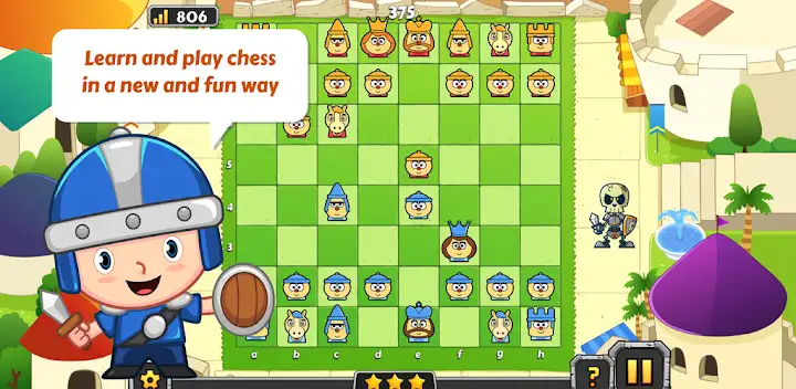 ChessWorld: Chess for Kids — Android game banner
