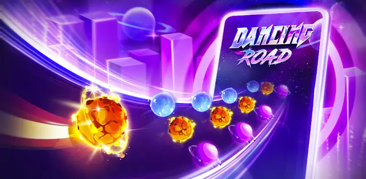 Dancing Road: Color Ball Run! — Android game banner