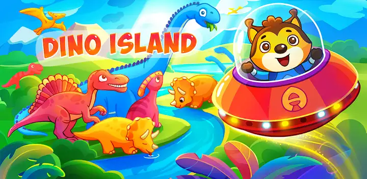 Dinosaur games for toddlers — Android game banner