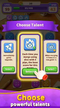 Dice Merger - Roguelike Puzzle screenshot 2