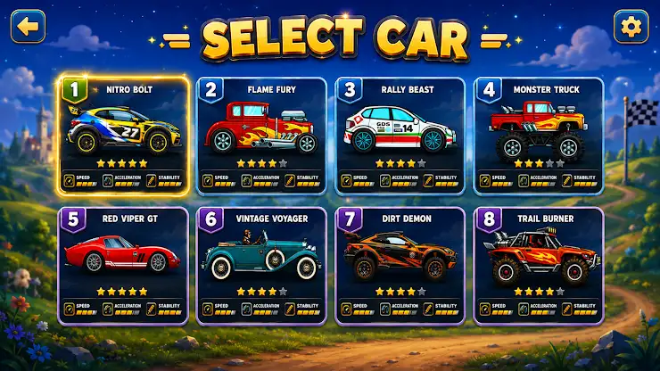 Hill Car Racing screenshot 4