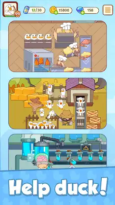 Duck Wars: Idle Casual Game screenshot 1