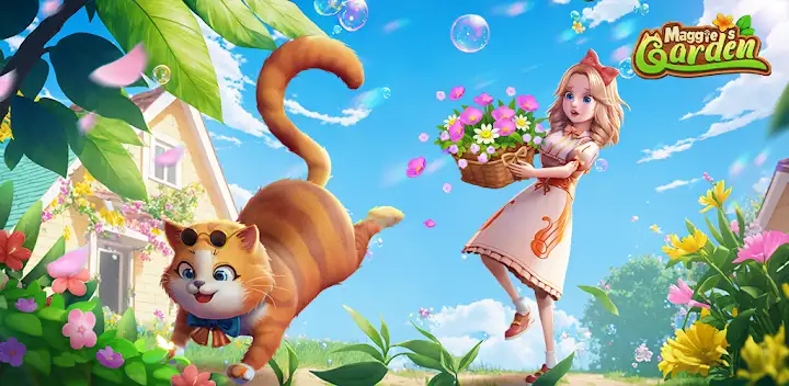 Maggie's Garden: Merge City — Android game banner