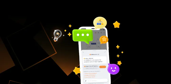 GitMind: AI Mind Mapping App — Android app banner