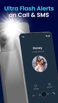 Ultra Flash Alerts on Call SMS screenshot 1