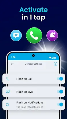Ultra Flash Alerts on Call SMS screenshot 2